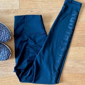 Orangetheory High Waist Black on Black Leggings